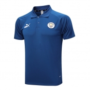 Camiseta Polo del Manchester City 23-24 Azul